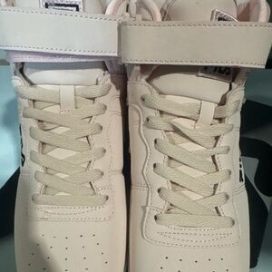 Fila Pink High-Top Sneakers